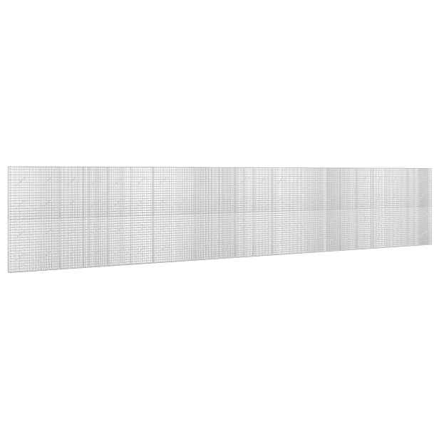 vidaXL Gabion s drátem 3,5 mm a sítem 5x2,5 cm 1100x10x200 cm