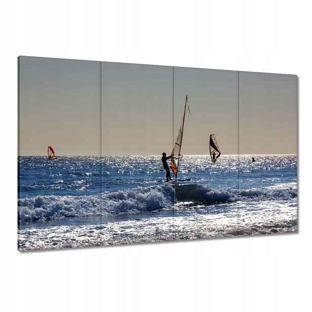 Obrazy 120x80 Windsurfing Atlantik Voda
