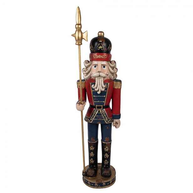 Velkoformátová dekorativní figurka Louskáček Nutcracker - 30*25*120 cm Clayre & Eef