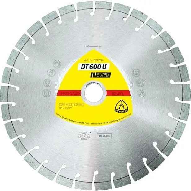 Diamantový kotouč Klingspor DT600U 125 mm