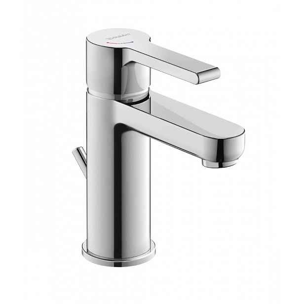 Duravit B.2 - Umyvadlová baterie s výpustí, MinusFlow, FreshStart, chrom B21013001010