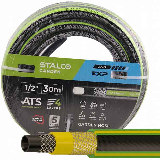 Hadice 1/2"x30 mb 4-VRSTVÁ, Nezamotává Se, Neohýbá Se, Silná, Vyztužená