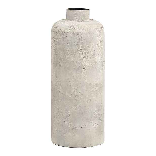 Krémová kovová vysoká váza (výška 60,5 cm) Hou – House Nordic