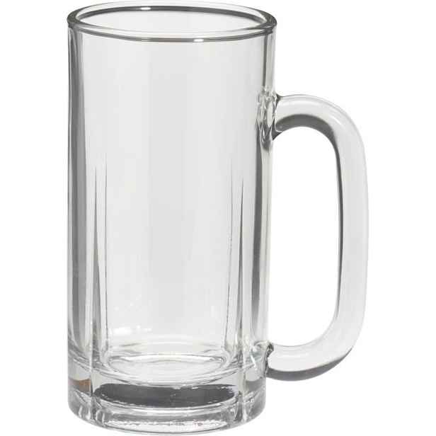 sklen. 550ml, 1ks, bez cejchu, ucho, pivo