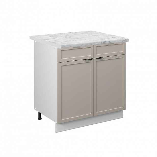 Vicco SPODNÍ SKŘÍŇKA KUCHYŇSKÉ LINKY Fame-Line GreyBeige 80 cm , PD Mramor