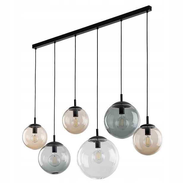 Závěsné Stropní Svítidlo Stropní Svítidlo Vícebarevná Metal 6 bodů E27 Tk Lighting