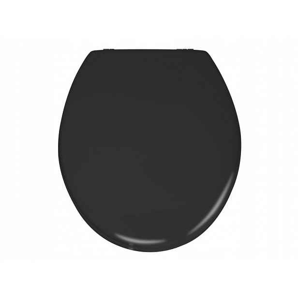 Wc prkénko Prima Mdf, černá barva, Wenko