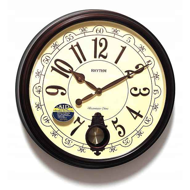 Nástěnné Hodiny Rhythm 51 cm Westminster Melodie 504