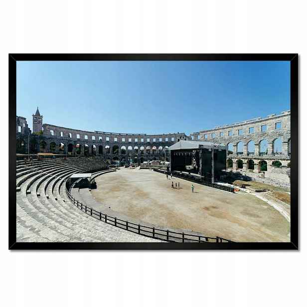 Plakáty v rámu 60x40 Amfiteátr v Pule aréna