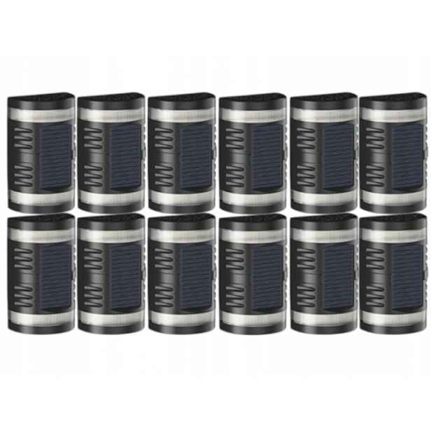 12 x Solární lampa Terasová Led Senzor Den/Noc