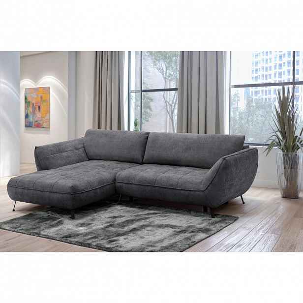 Livetastic ROHOVÁ SEDAČKA, textil, antracitová