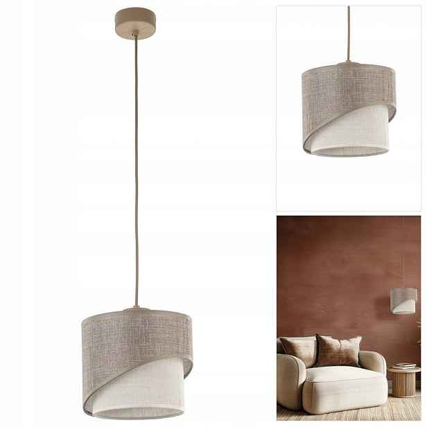 Černá závěsná lampa Elbrus, moderní, nastavitelná nad stůl Tk Lighting