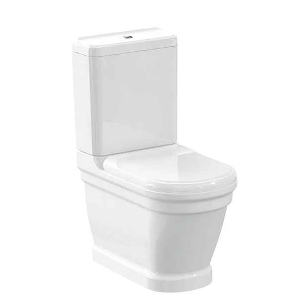 Creavit ANTIK WC kombi, spodní/zadní odpad, bílá