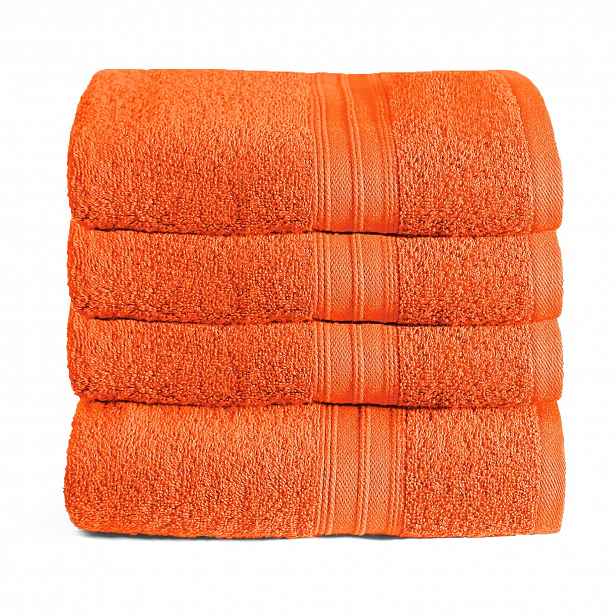 TEMU Ručníky a Koupelnové Ručníky, 4 ks, Prémiová Kvalita, 100% Bavlna, 550 g/m², Velikosti: 30×50 cm, 50×100 cm, 70×140 cm, Vysoce Savé, Měkké na