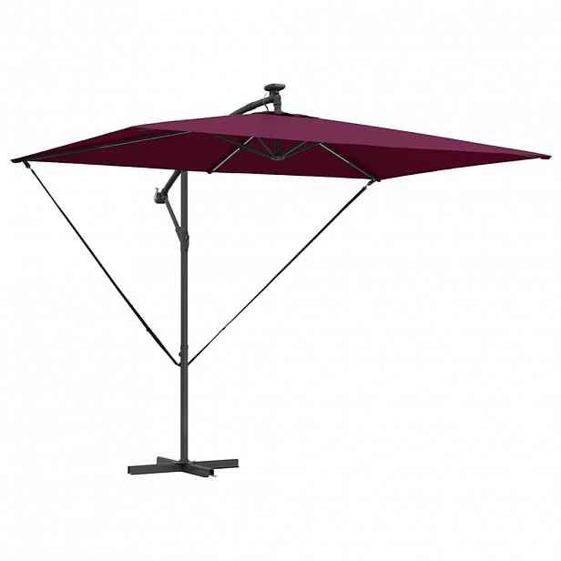vidaXL Slunečník 294 x 200 x 270 cm Polyester a hliník