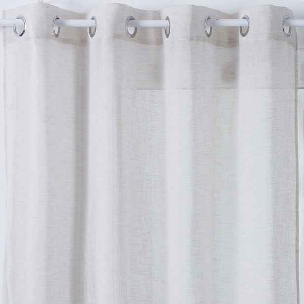 Závěs do obývacího pokoje elegantní vzhled Lnu 140 x 240 cm