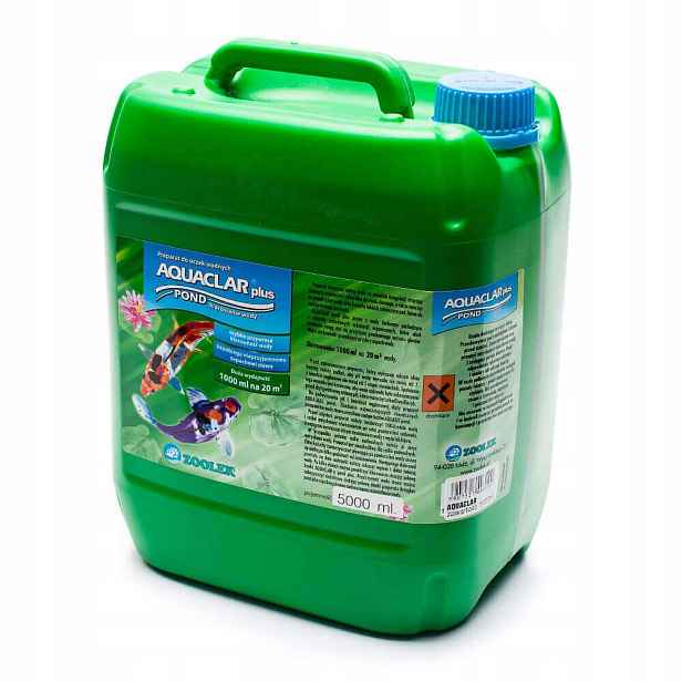 Zoolek Aquaclar 5L Bojuje Proti Řasám A Čistí Je