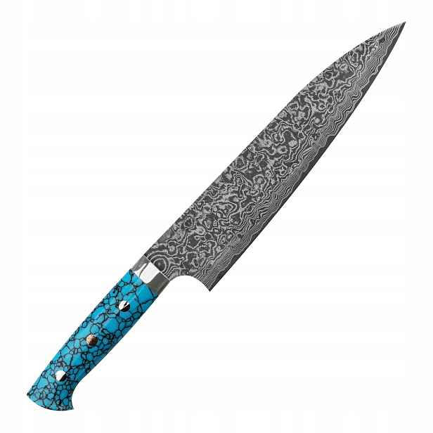 Takeshi Saji Btq R-2 Black Ručně kovaný japonský Nůž šéfkuchaře 21 cm
