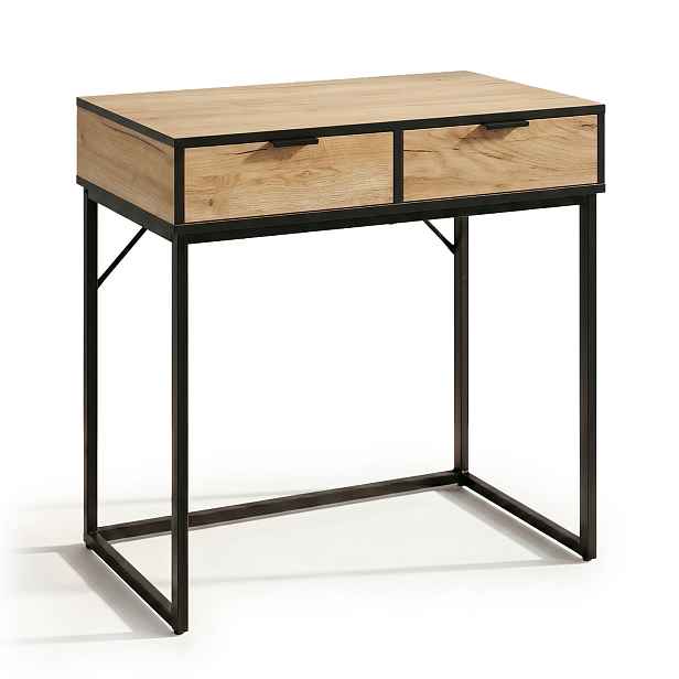 Ak furniture Konzolový stolek Elano 80 cm černý/Dub Craft