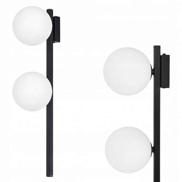 Dekorativní nástěnné svítidlo Korfu, skleněné, kulaté, bílé stínítko Kaja Lighting