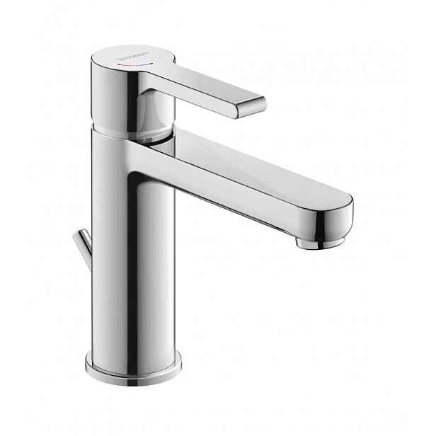 Duravit B.2 - Umyvadlová baterie s výpustí, MinusFlow, FreshStart, chrom B21023001010
