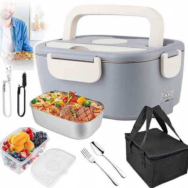 Elektrický Ohřívač Obědů 65 W, Vyhřívaný Krabička 1.5 L