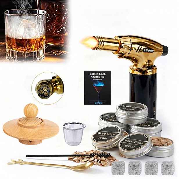 Sada na uzení Whisky Smoker Gadget Dárek pro muže na Valentýna