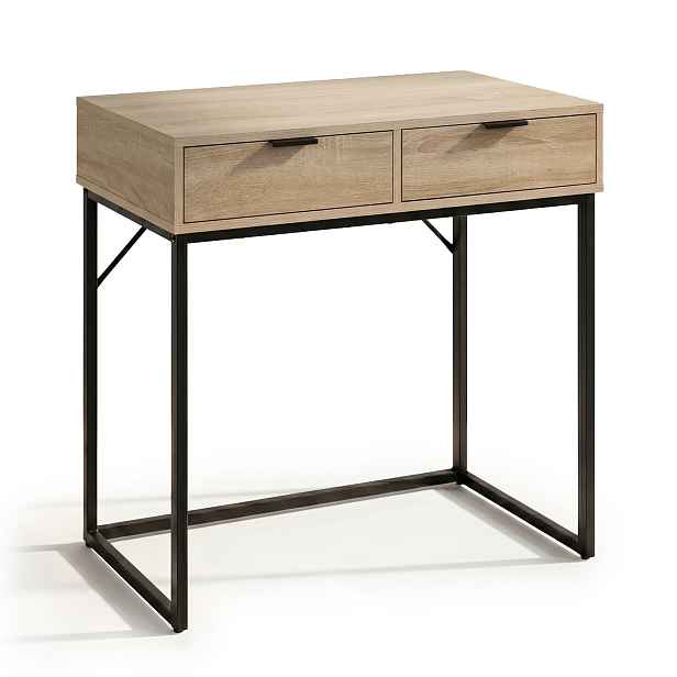 Ak furniture Konzolový stolek Elano 80 cm černý/Dub Sonoma