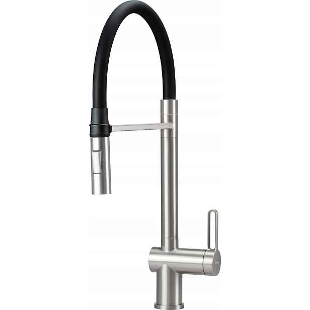 Deante Kuchyňská baterie Magnetic ocel BRM_F72M s flexibilním ramínkem