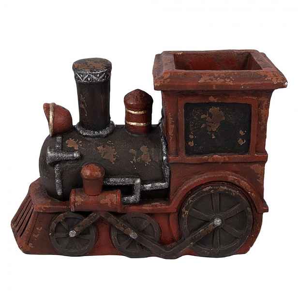 Dekorativní parní lokomotiva v antickém stylu – 70*30*50 cm Clayre & Eef