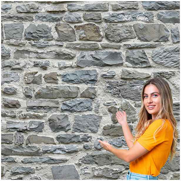 Fototapeta 3D Pozadí Textura Zeď Kameny 490x280 TLA34F