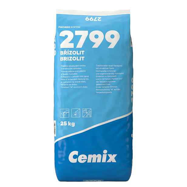 Omítka minerální Cemix 2799 BŘÍZOLIT barev. sk.1 25 kg