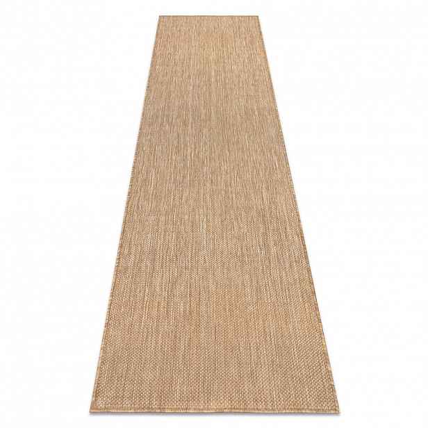 rugsX KOBEREC, běhoun SISAL SION A5165A Melanž ploché tkaní přírodní 70/250 cm
