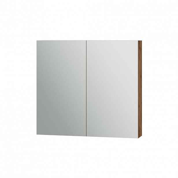 Vicco KOUPELNOVÁ ZRCADLOVÁ SKŘÍŇKA Lotta Dub 79.7 x 73.2 cm se 2 dveřmi