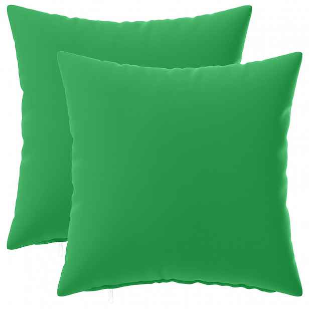 vidaXL Povlak na polštář 2 pcs HEERLEN Zelená 35 x 35 cm Polyester
