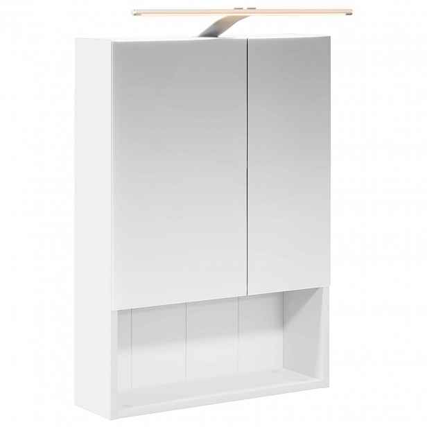 vidaXL Koupelnová zrcadlová skříň Bílá 50 x 14,5 x 70 cm