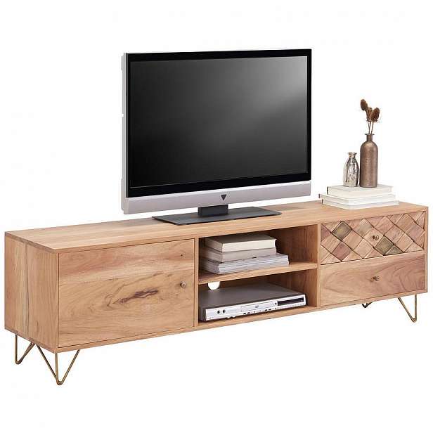 Ambia Home Nízká Komoda, Přírodní Barvy - TV komody - 001944001103