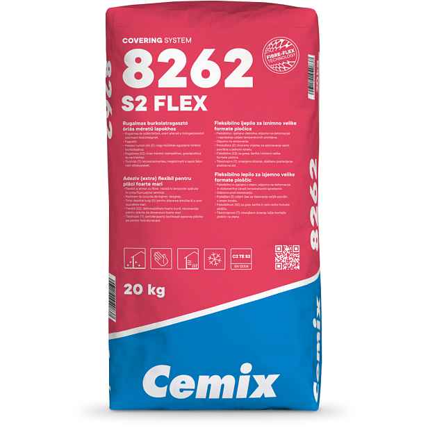 Lepidlo cementové C2TE S2 Cemix 8262 S2 FLEX 25 kg