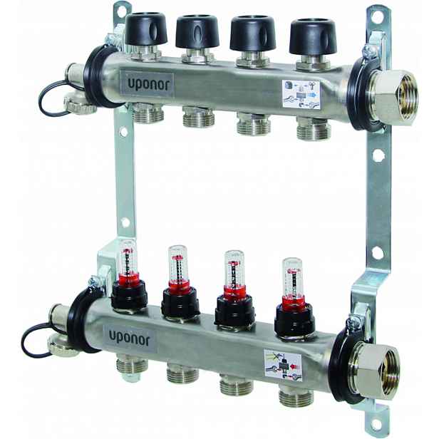 Rozdělovač s průtokoměrem Fm S 4 Uponor Vario S 1086540