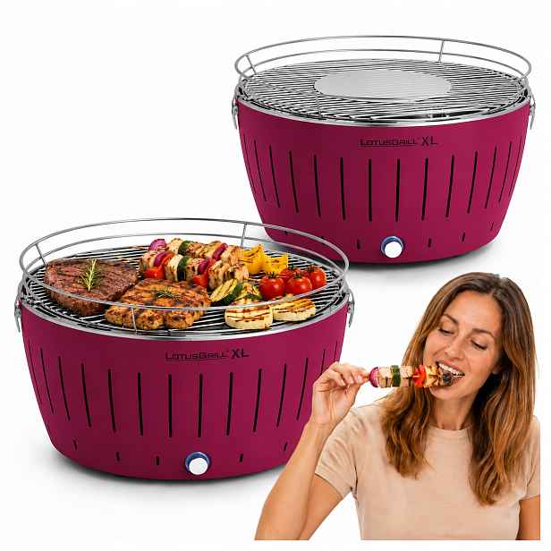 Bezkouřový Gril Na Uhlí Lotusgrill Zahradní XL Taška Součástí Balení