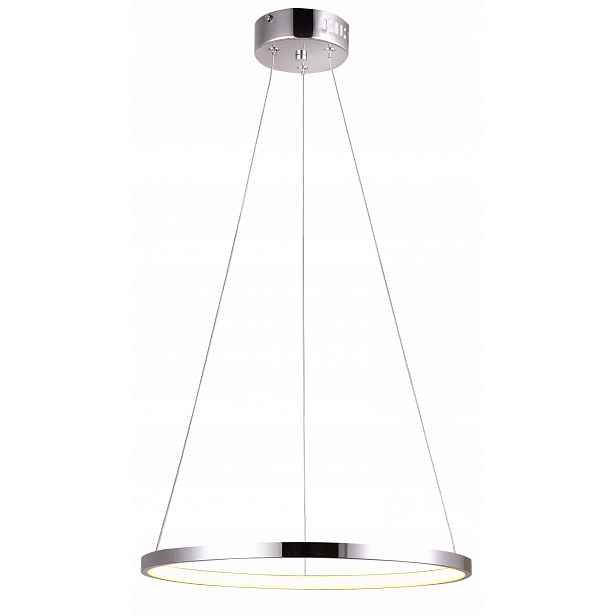 Chromové závěsné Led svítidlo kulaté 40 25W 4000K Lune 31-64646 Candellux