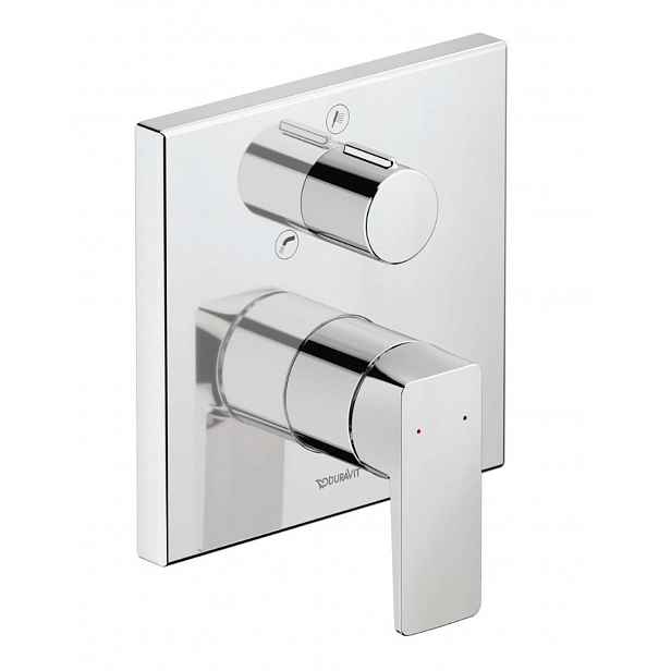 Duravit Manhattan - Baterie pod omítku, pro 2 spotřebiče, chrom MH5210018010