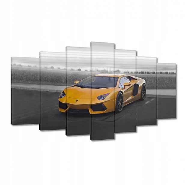 Obrazy 140x80 Oranžové auto