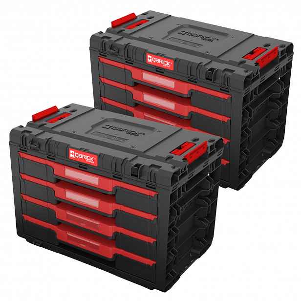 Qbrick System Prime DRAWER4 Toolbox Basic Kufr na nářadí x2