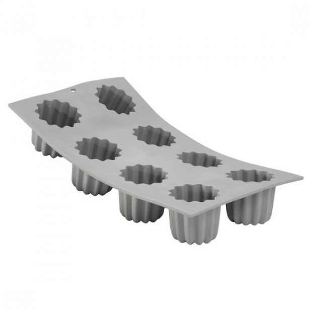 Silikonová forma na 8 dortů, 30 x 17,6 cm - značka "de Buyer".