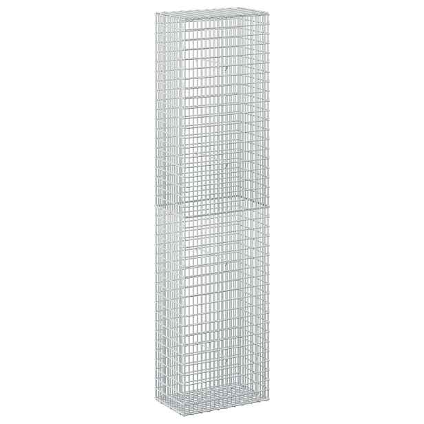 vidaXL Gabion s drátem 3,5 mm a sítem 5x2,5 cm 50x30x200 cm