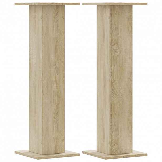 vidaXL Stojany na rostliny 2 ks dub sonoma 30 x 30 x 95 cm kompozit