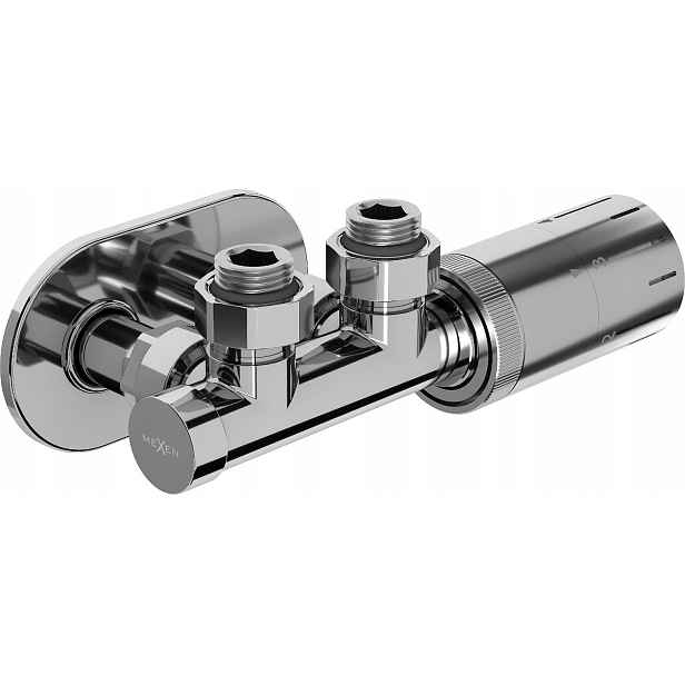 Mexen G05 Termostatická Rohová Sada S Krytkou R Duplex DN50 Chrom