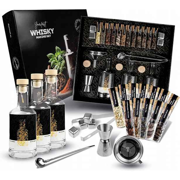 Sada Na Výrobu Whisky Kostky Hobliny dárek pro něj
