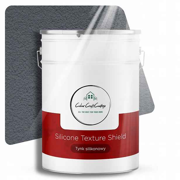 Silikonová omítka 1,5 mm Baranek Šedá 25 Kg F256